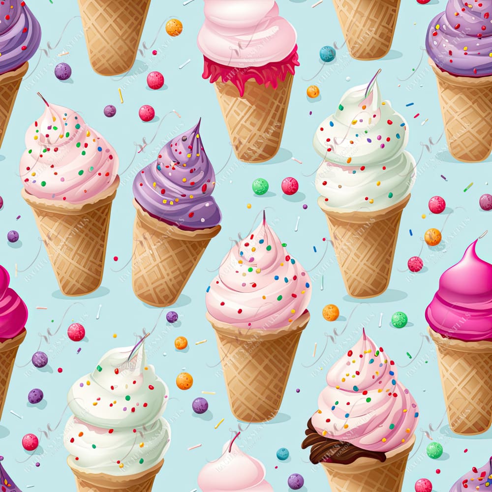 Ice Cream - Vinyl Wrap Seamless 12/23 Vinyl