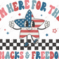 Im Here For The Snacks-Ready To Press Sublimation Transfer Print Sublimation