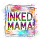 Inked Mama Rainbow Leopard - Ready To Press Sublimation Transfer Print Sublimation