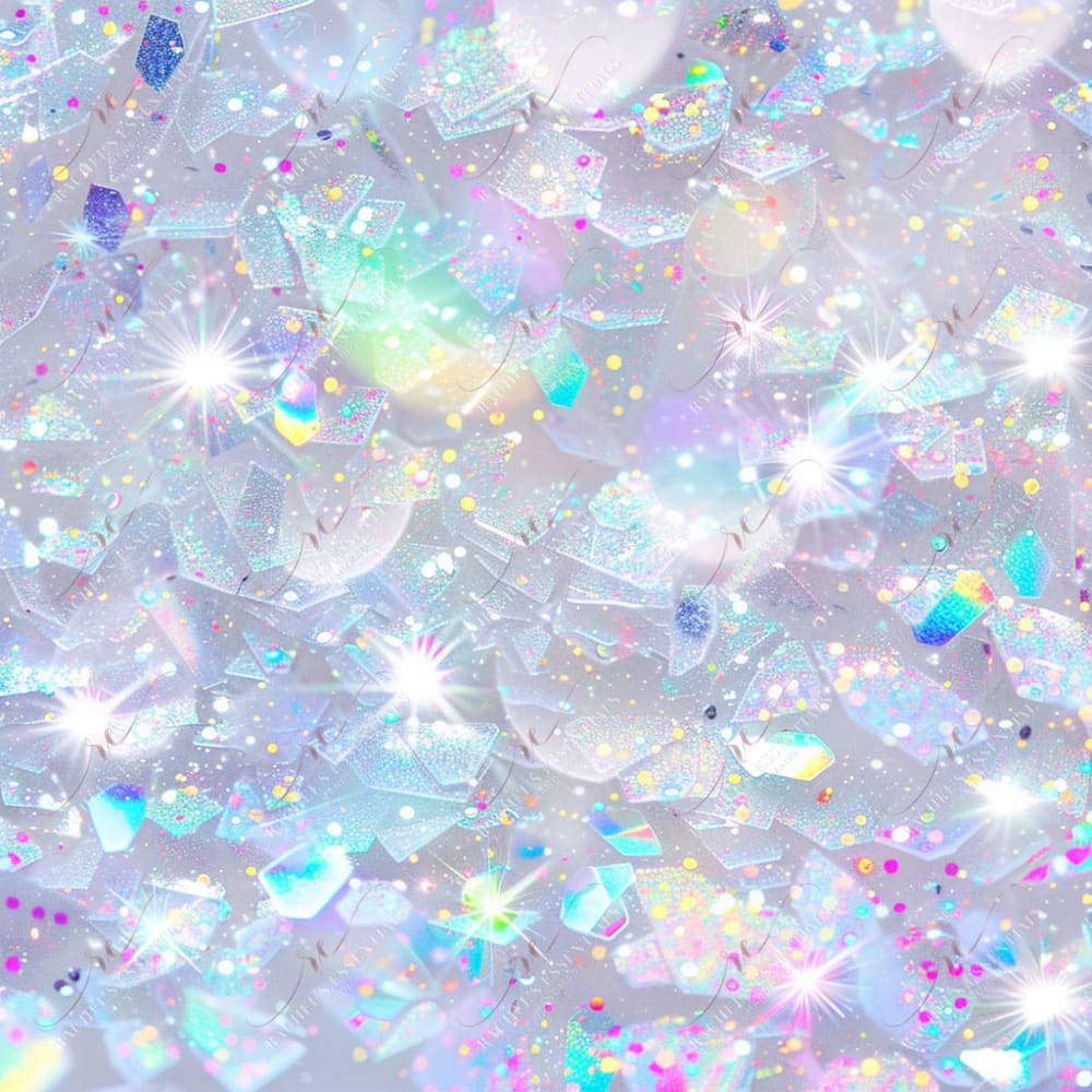 Iridescent Glitter 14 - Ready To Press Sublimation Transfer Print Sublimation