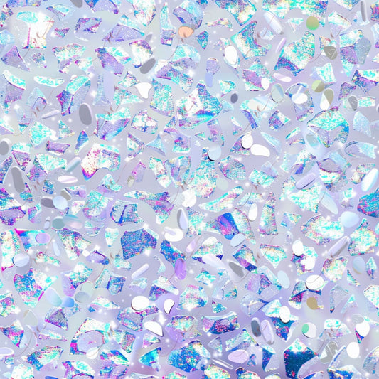 Iridescent Glitter 5 - Ready To Press Sublimation Transfer Print Sublimation
