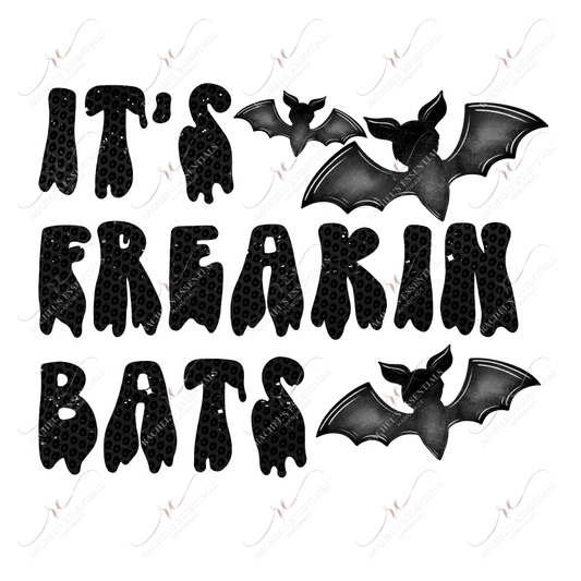 Its Freakin Bats- Clear Cast Decal