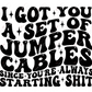 Jumper Cables- Ready To Press Sublimation Transfer Print Sublimation