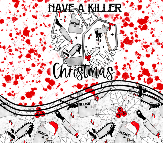 Killer Christmas - Ready To Press Sublimation Transfer Print Sublimation