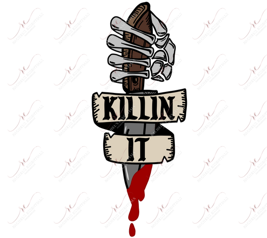 Killin It - Clear Cast Decal