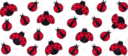 Lady Bugs - 16Oz Vinyl Libbey Wrap