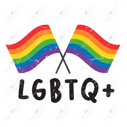 Lbgtq+ Rainbow Flags - Ready To Press Sublimation Transfer Print Sublimation