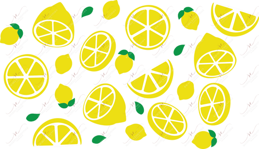 Lemons (No Hole)- Cold Cup Wrap Cold