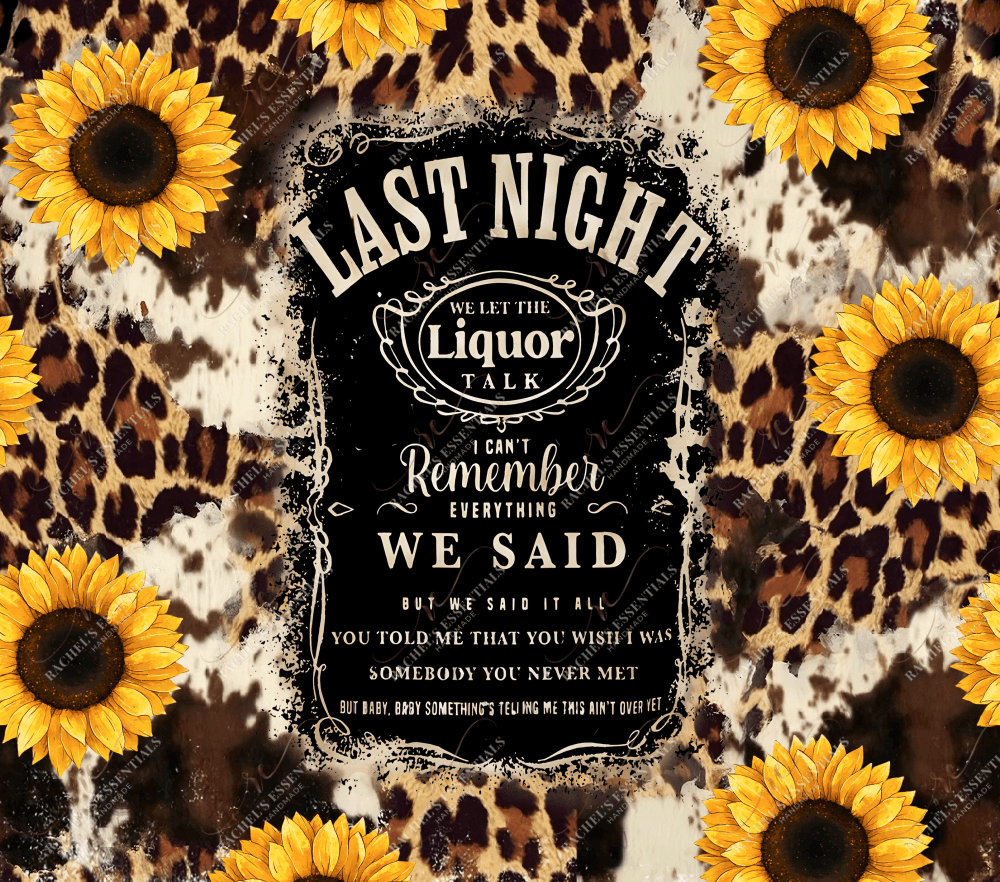 Leopard Sunflowers And Country Music- Vinyl Wrap Vinyl