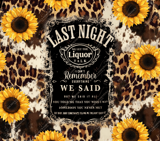 Leopard Sunflowers And Country Music- Vinyl Wrap Vinyl
