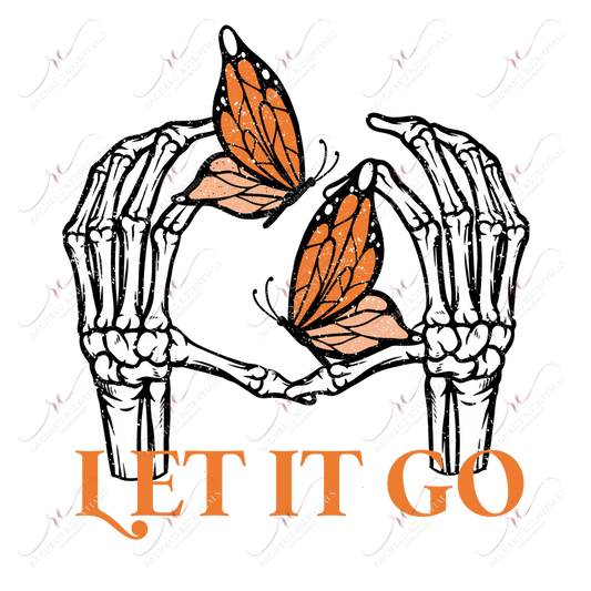 Let It Go Skellie Hands- Htv Transfer