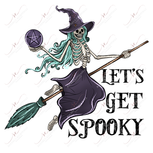 Lets Get Spooky - Clear Cast Decal