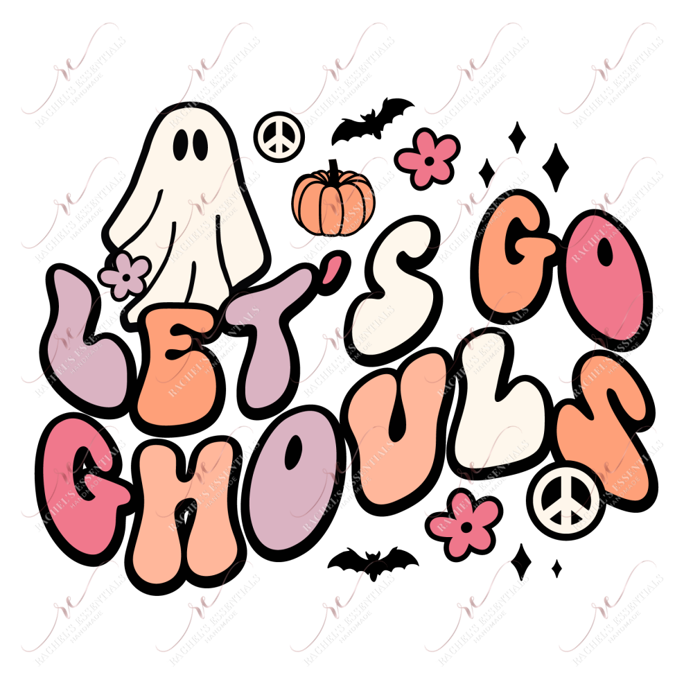 Lets Go Ghouls - Clear Cast Decal