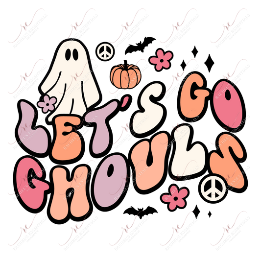 Lets Go Ghouls - Clear Cast Decal