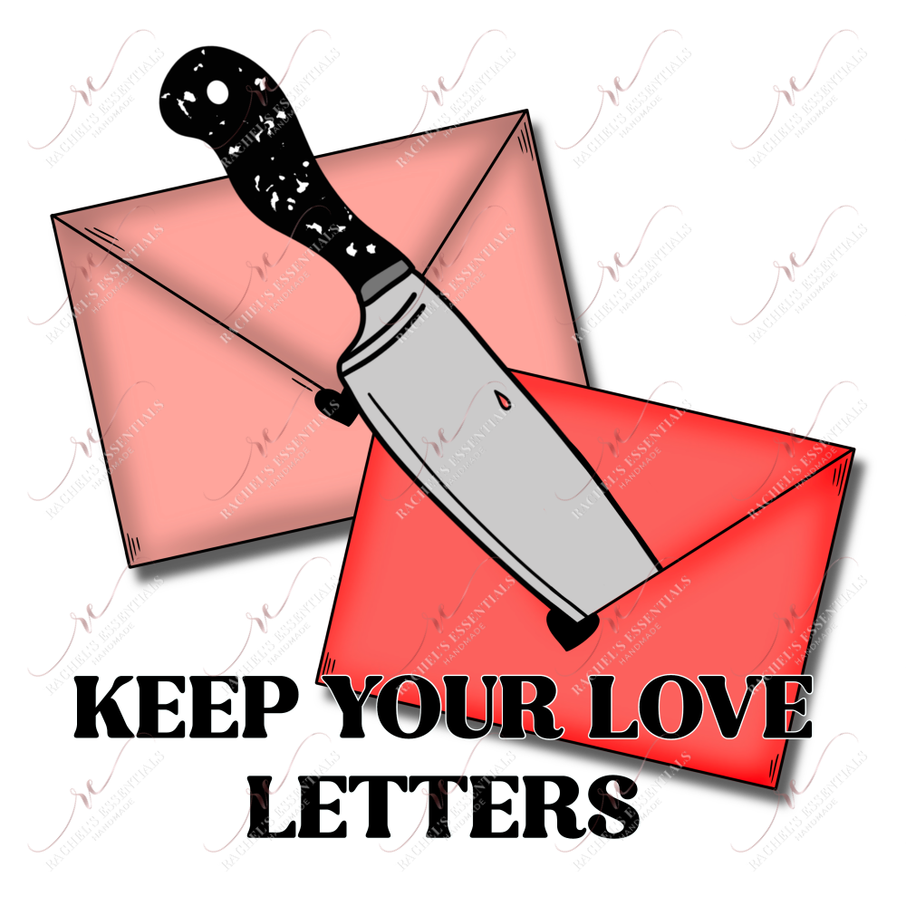 Love Letters - Clear Cast Decal