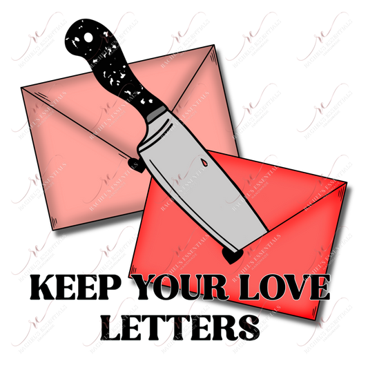 Love Letters - Clear Cast Decal