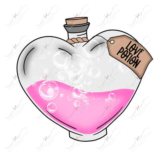 Love Potion - Ready To Press Sublimation Transfer Print Sublimation