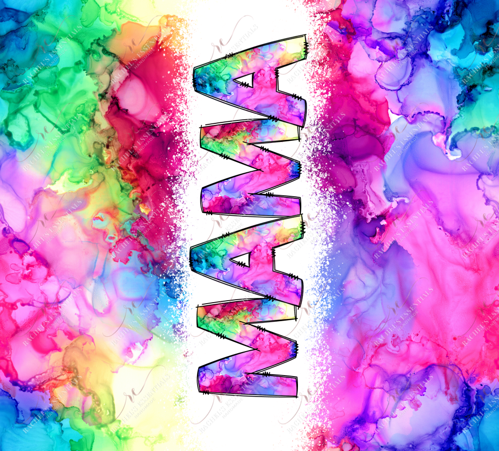 Mama Alcohol Ink Rainbow - Vinyl Wrap Vinyl