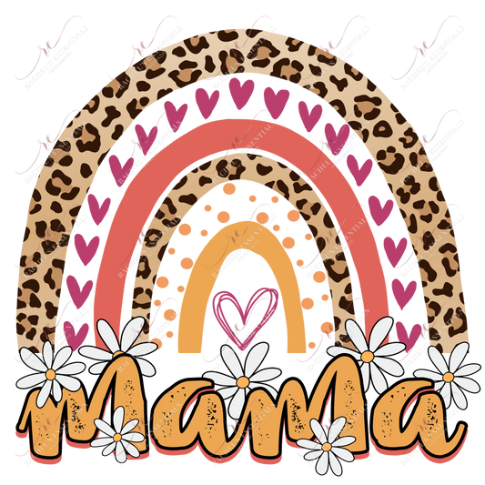 Mama Rainbow - Clear Cast Decal