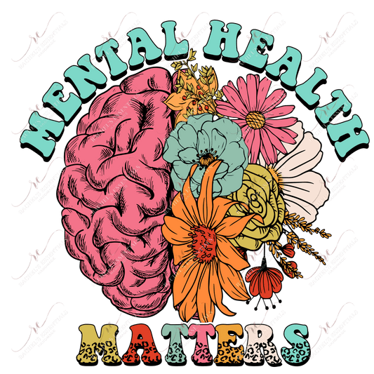 Mental Health Matters - Clear Cast Decal