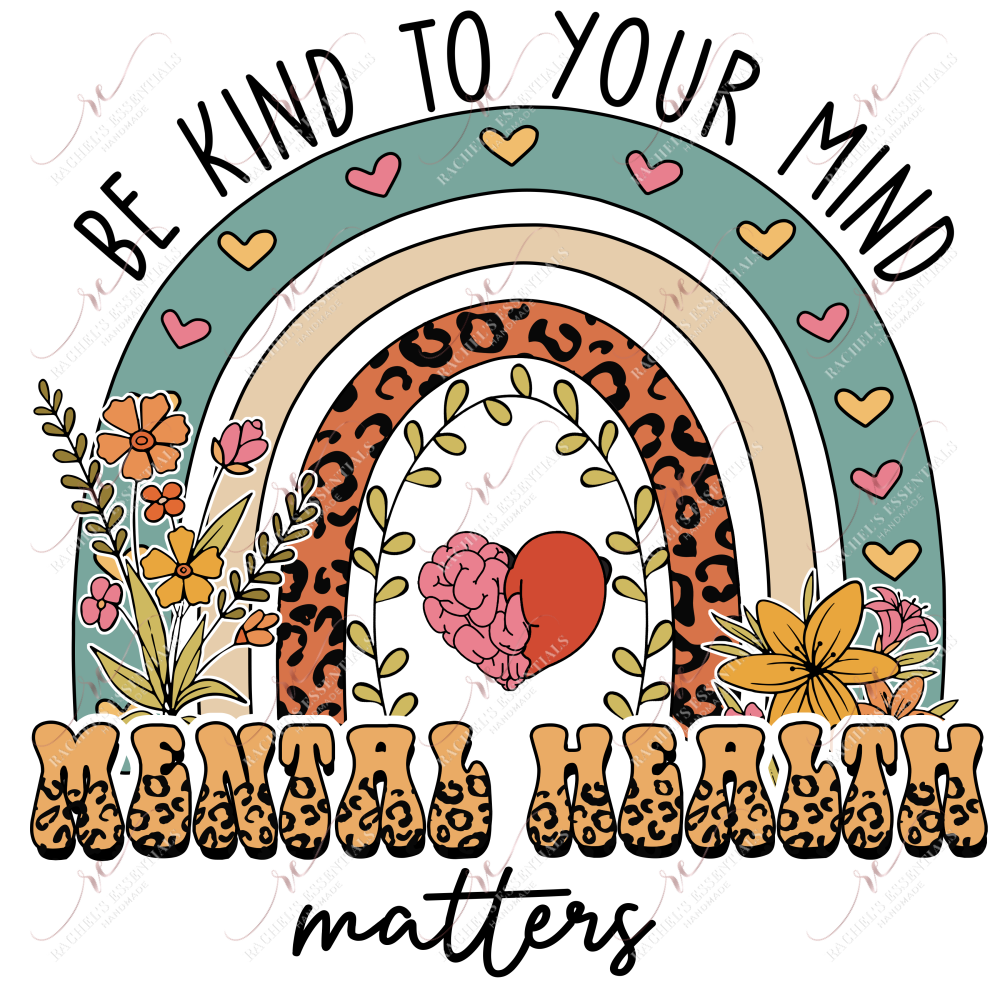 Mental Health Matters-Ready To Press Sublimation Transfer Print Sublimation