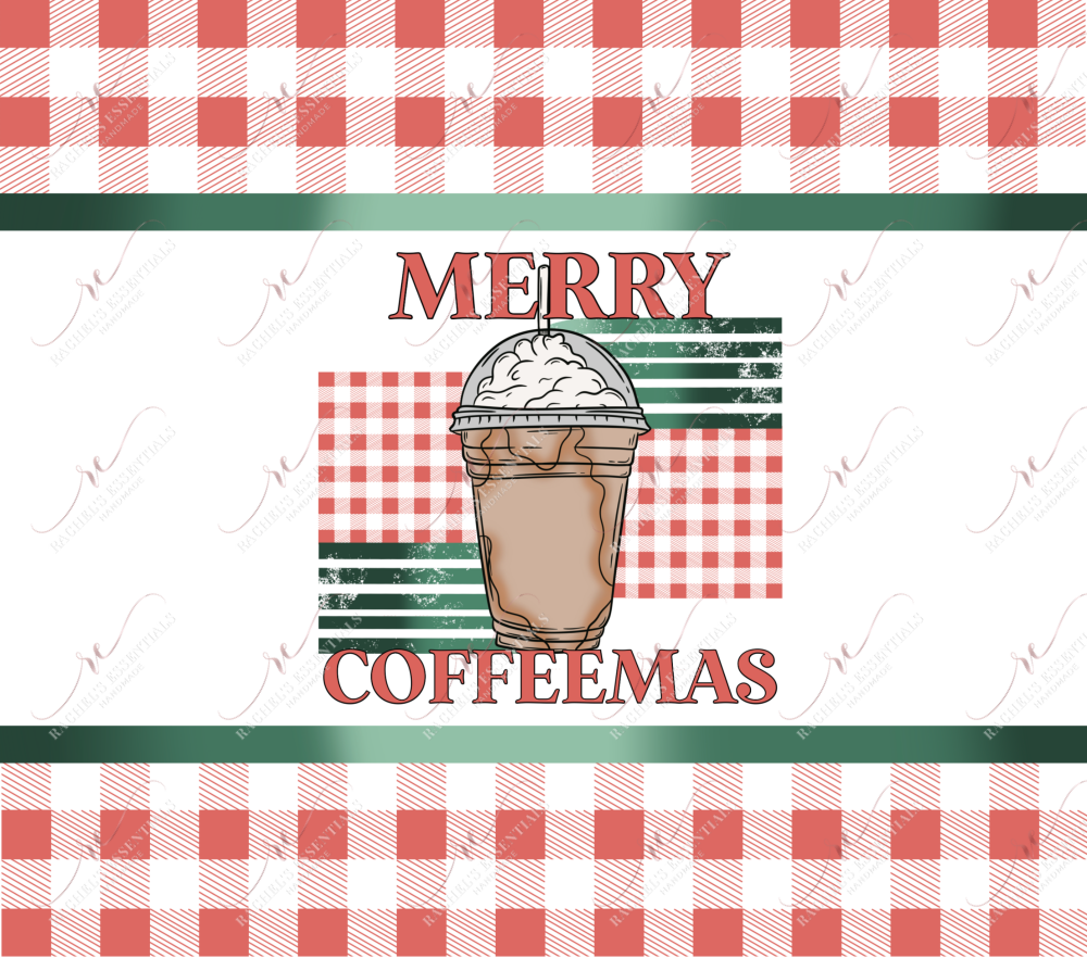 Merry Coffeemas - Ready To Press Sublimation Transfer Print Sublimation