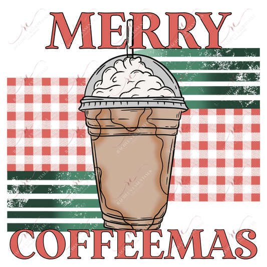 Merry Coffeemas - Ready To Press Sublimation Transfer Print Sublimation