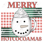 Merry Hotcocoamas - Clear Cast Decal