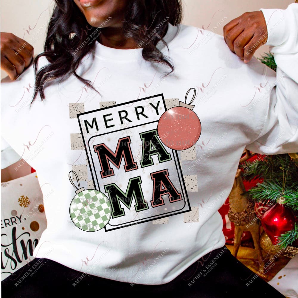 Merry Mama - Ready To Press Sublimation Transfer Print Sublimation