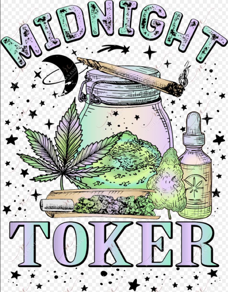 Midnight Toker- Clear Cast Decal