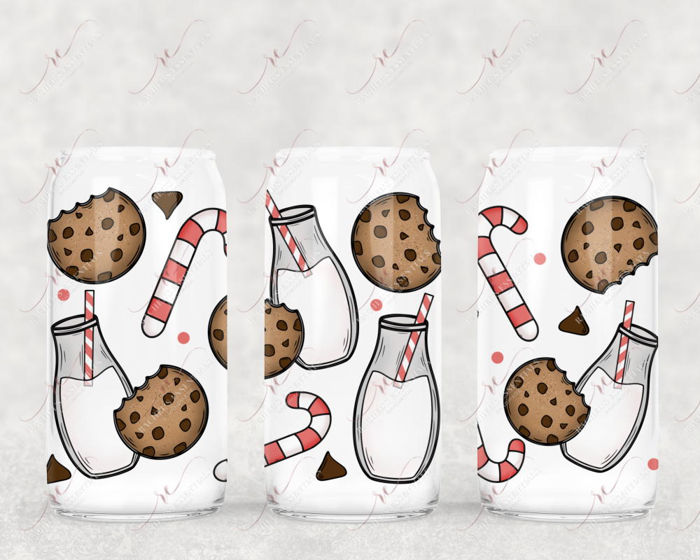 Milk & Cookies - 16Oz Vinyl Libbey Wrap 11/23