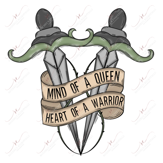 Mind Of A Queen Color - Clear Cast Decal