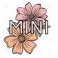 Mini Flowers- Clear Cast Decal