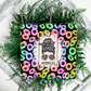 Mom Life Colorful Flowers Messy Bun Full Wrap - Ready To Press Sublimation Transfer Print
