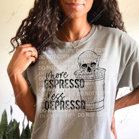 More Espresso - Ready To Press Sublimation Transfer Print Sublimation