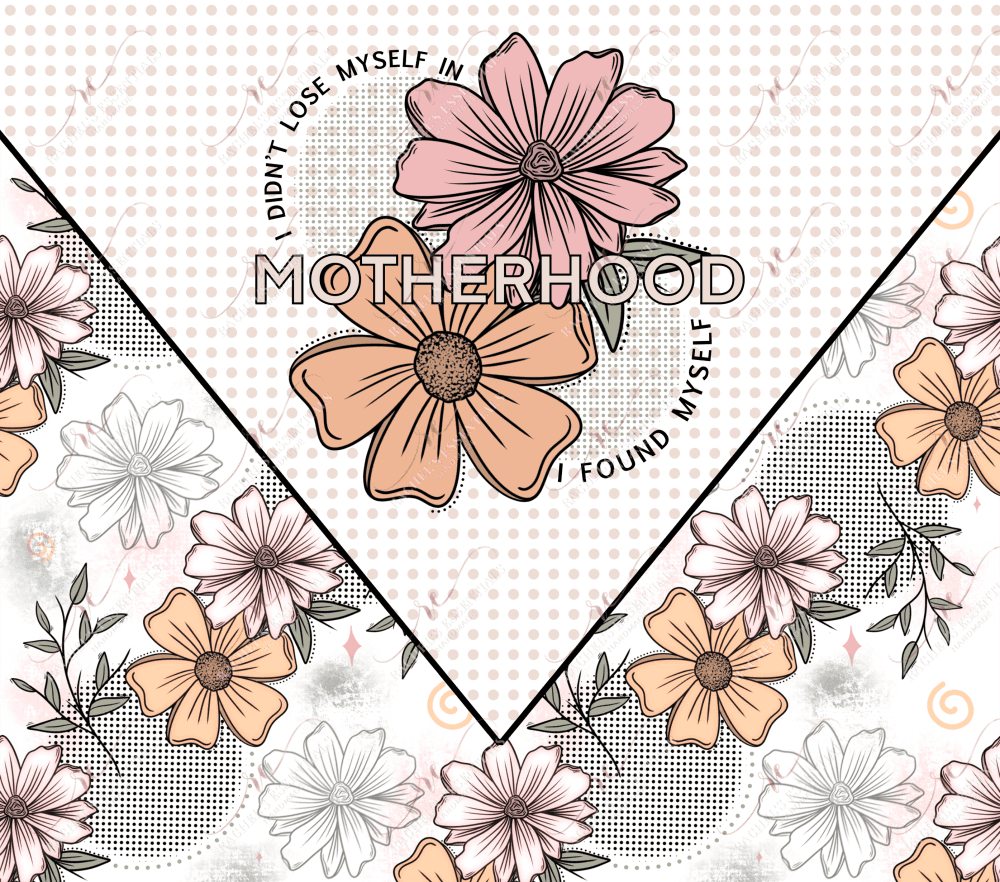 Motherhood Floral Vsplit- Ready To Press Sublimation Transfer Print Sublimation