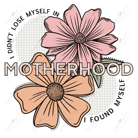 Motherhood Flowers- Clear Cast Decal