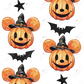 Mouse Witch Pumpkins - Vinyl Pen Wrap