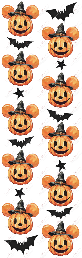 Mouse Witch Pumpkins - Vinyl Pen Wrap