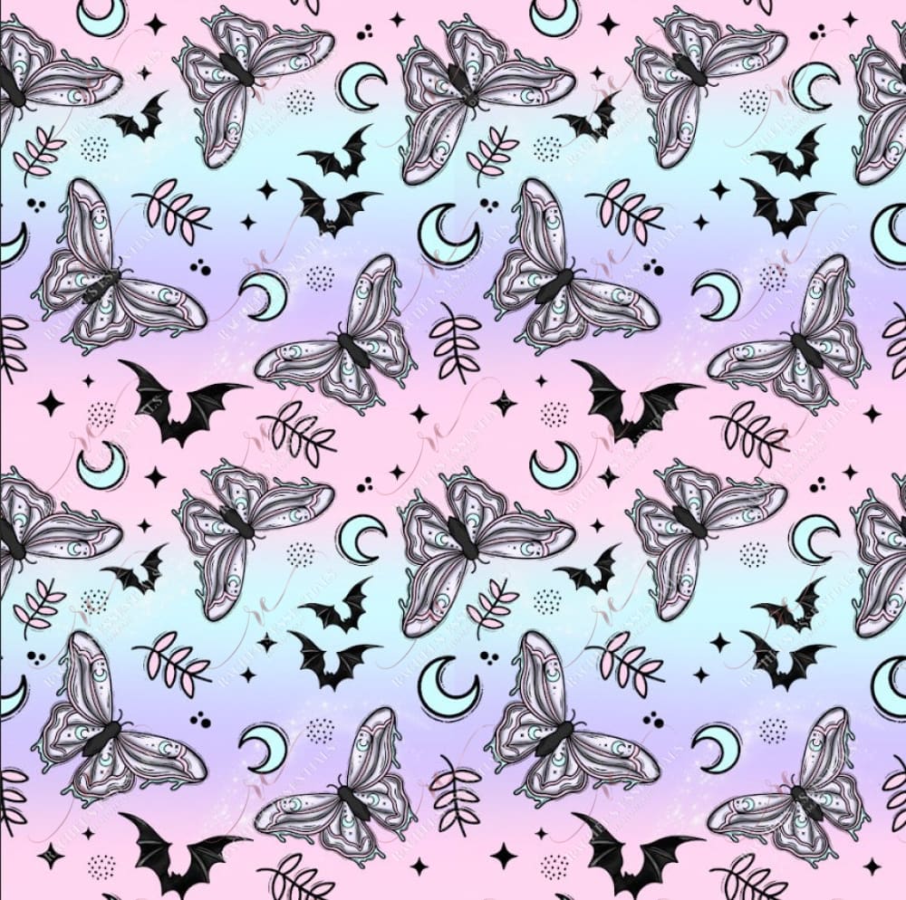 Mystical Butterflies - Ready To Press Sublimation Transfer Print Seamless 2/24 Sublimation