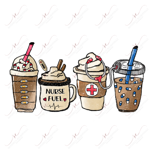 Nurse Fuel Iced Coffee - Htv Transfer
