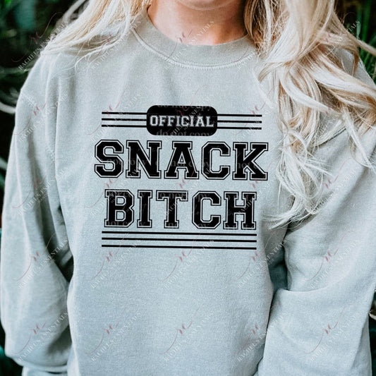 Official Snack Bitch - Ready To Press Sublimation Transfer Print 11/23 Sublimation