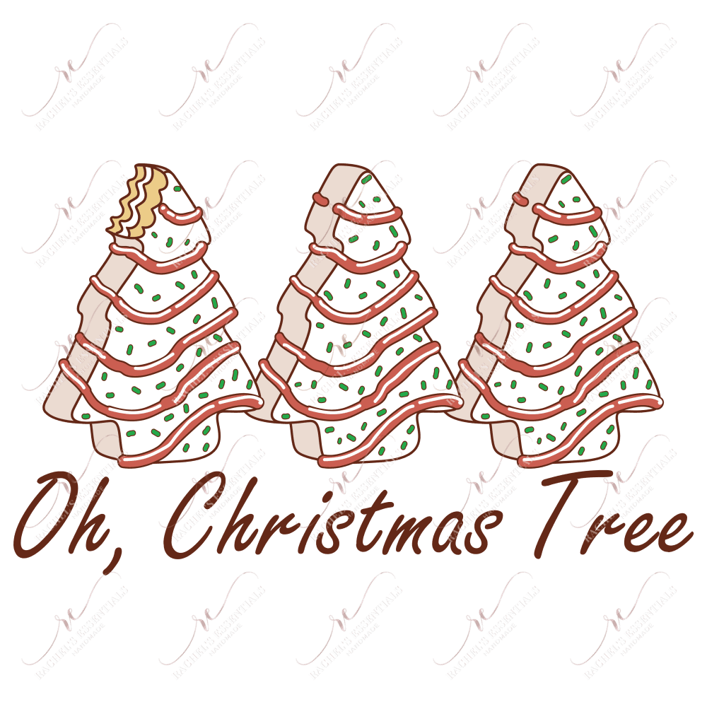 Oh Christmas Tree - Ready To Press Sublimation Transfer Print 11/23 Sublimation