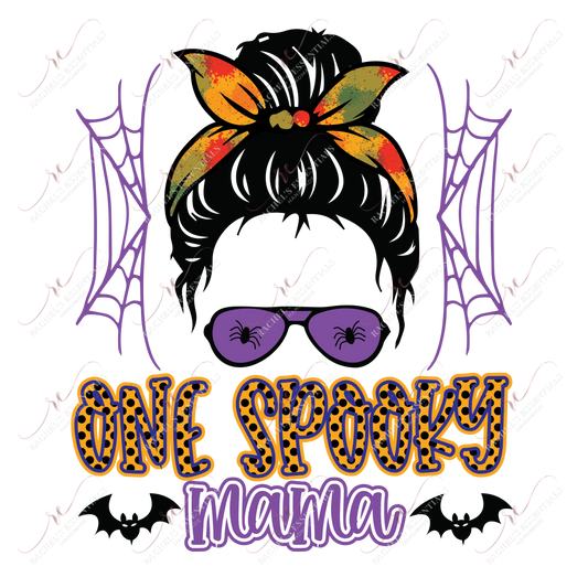 Sublimation 1.99 One spooky mama - ready to press sublimation transfer print freeshipping - Rachel's Essentials