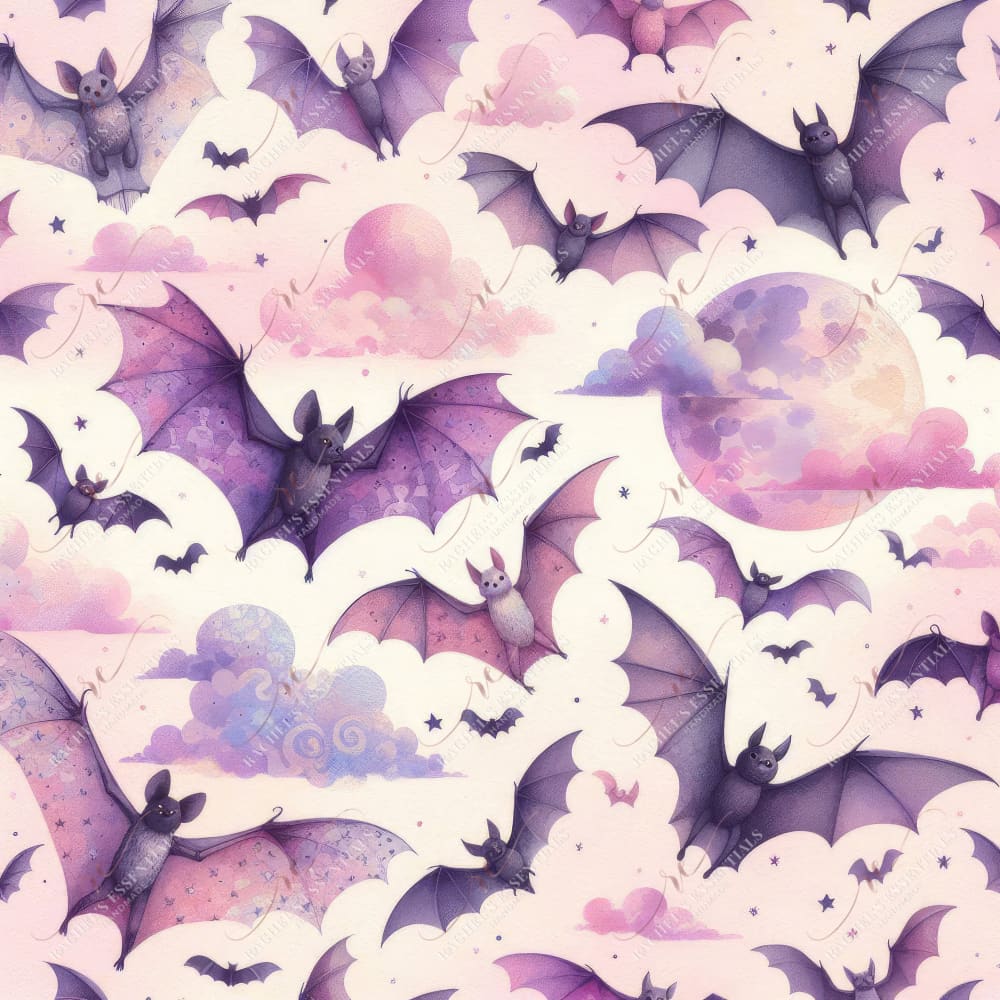 Pastel Halloween 2 - Ready To Press Sublimation Transfer Print Seamless Sublimation