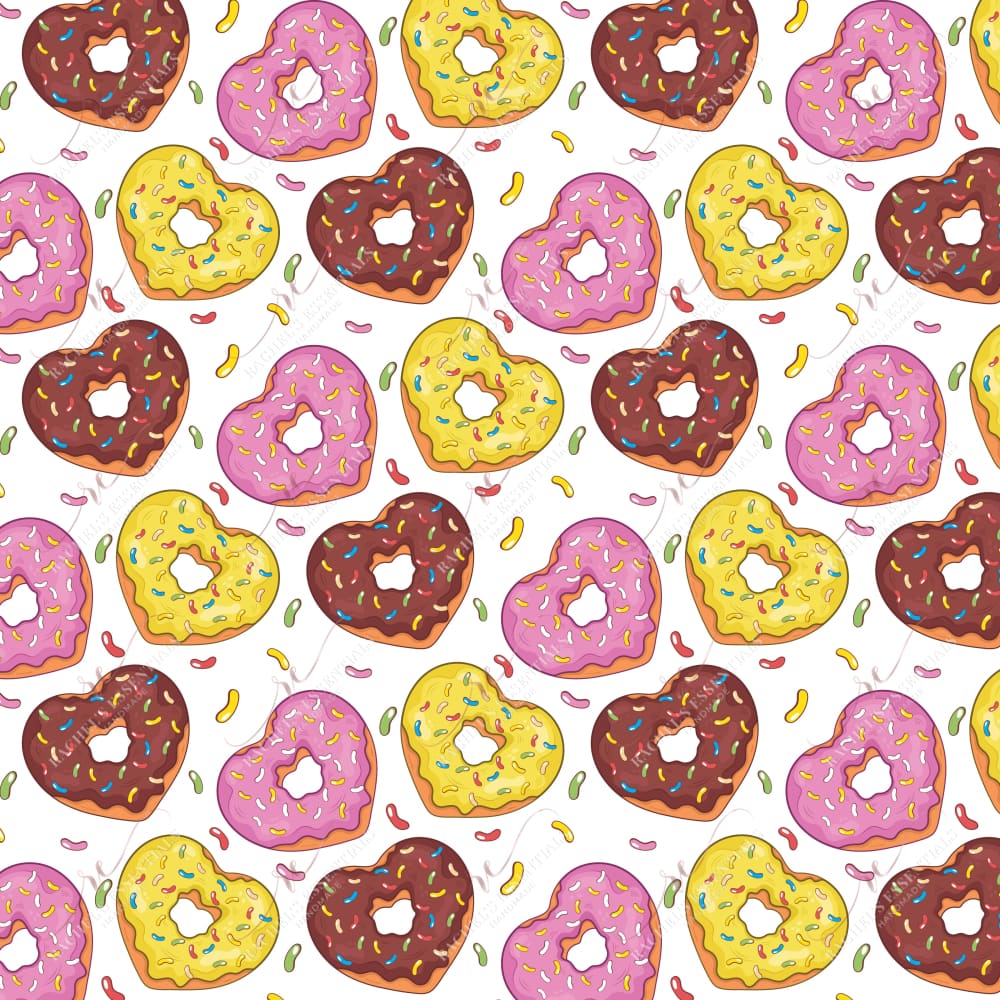 Pastel Heart Donuts - Vinyl Wrap