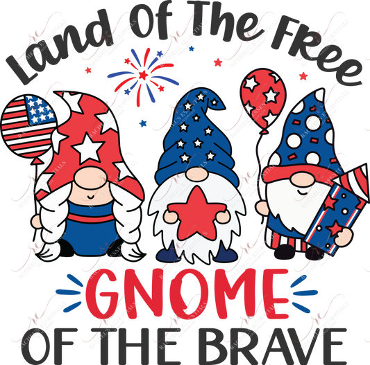 Patriotic Gnomes-Ready To Press Sublimation Transfer Print Sublimation