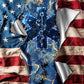 Patriotic Medical Flag-Ready To Press Sublimation Transfer Print Sublimation