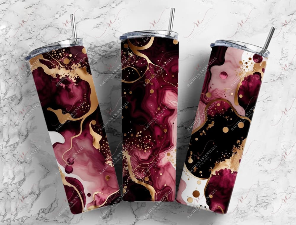 Pink And Gold Marble- Vinyl Wrap Vinyl