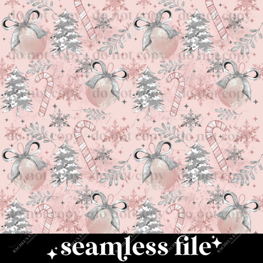 Pink Christmas - Vinyl Wrap Seamless 11/23 Vinyl